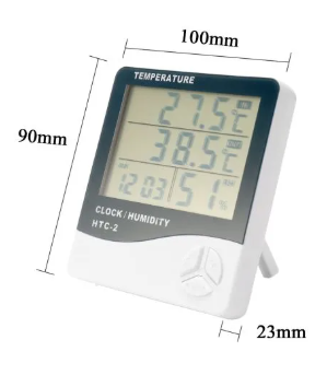 HTC-2 Digital LCD Hygrometer Temperature Humidity Meter In Pakistan
