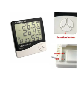 HTC-2 Digital LCD Hygrometer Temperature Humidity Meter In Pakistan