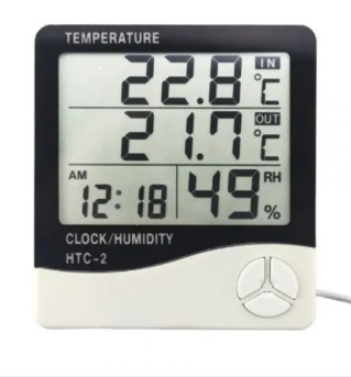 HTC-2 Digital LCD Hygrometer Temperature Humidity Meter In Pakistan